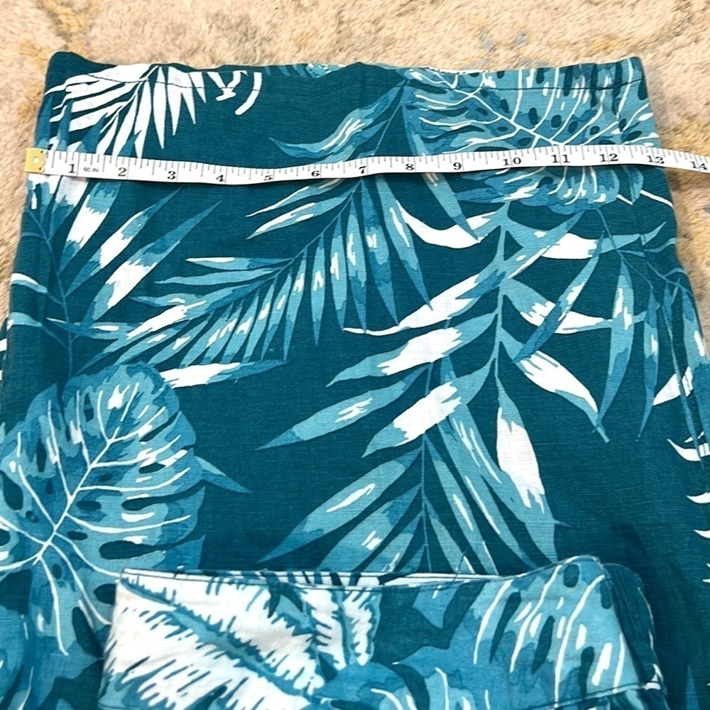C&C California, Linen, Yacht-Wear Palazzo, Wide Leg Pants, Elastic Back Waist,L - Picture 10 of 14